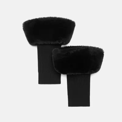 Vivaia Plush Leg Warmers (mackie)|black|one-size