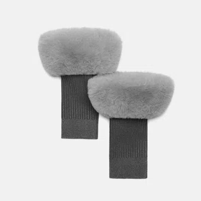 Vivaia Plush Leg Warmers (mackie)|rich Grey|one-size