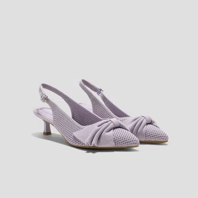 Vivaia Pointease™ Bow Slingback Heels (sanna)|light Violet Fishnet|us 11