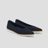 Vivaia Pointed-toe All-day Standing Flats (veronica) In Blue