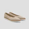 Vivaia Pointed-toe All-day Standing Flats In Neutral
