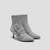 Vivaia Pointed-toe Ankle Heel Boots (athena) In Gray