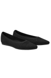 Vivaia Pointed-toe Ballet Flats In Black