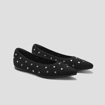 Vivaia Pointed-toe Ballet Flats (aria 5°) In Black