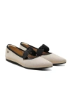 Vivaia Pointed-toe Bow Flats In Black