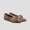 Vivaia Pointed-toe Bow Loafers (michelle 2.0) In Animal Print