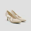 Vivaia Pointed-toe Bow Stilettos (ashley) In Neutral