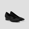 Vivaia Pointed-toe Chunky Heels (tracy Pro) In Black