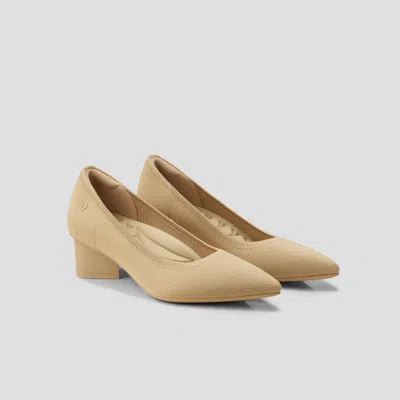 Vivaia Pointed-toe Chunky Heels (tracy Pro) In Neutral