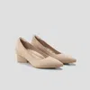 Vivaia Pointed-toe Chunky Heels (tracy Pro) In Neutral