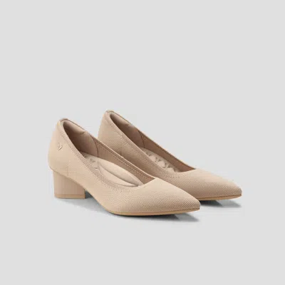 Vivaia Pointed-toe Chunky Heels (tracy Pro) In Neutral