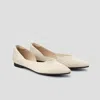 Vivaia Pointed-toe D'orsay Flats (melia) In Neutral