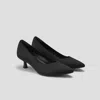 Vivaia Pointed-toe Kitten Heels In Black