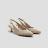 Vivaia Pointed-toe Kitten Slingback (selena) In Neutral
