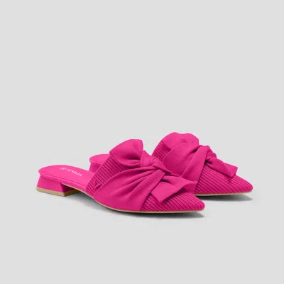 Vivaia Pointed-toe Knot Sandals (yaffa) In Pink