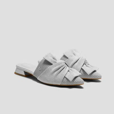 Vivaia Pointed-toe Knot Sandals (yaffa Pro) In Gray
