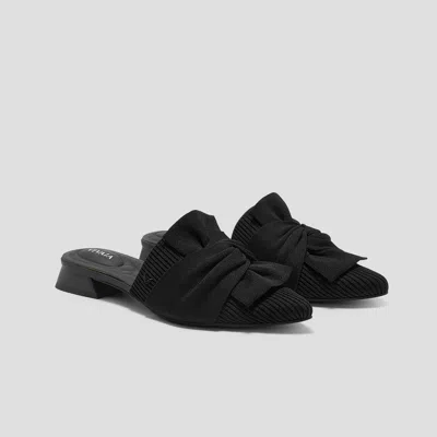 Vivaia Pointed-toe Knot Sandals (yaffa Pro) In Black