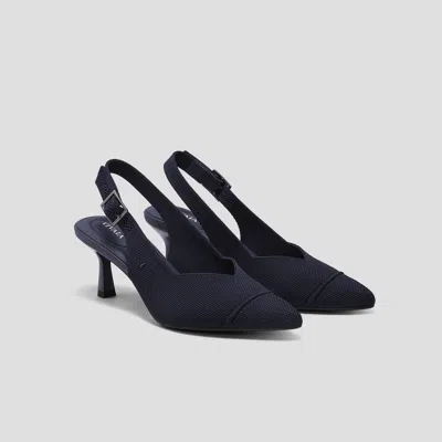 Vivaia Pointed-toe Slingback Sandals (addison) In Blue