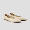 Vivaia Pointed-toe Water Repellent Ballet Flats (aria 5°) In Neutral