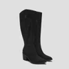 Vivaia Pointed-toe Western Knee-high Boots (willow) In Multi