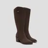 Vivaia Pointed-toe Western Knee-high Boots (wynne) In Multi