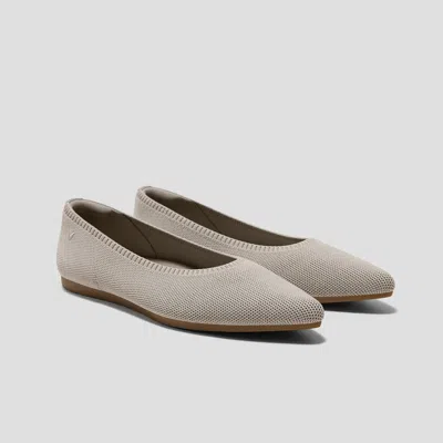 Vivaia Pointed-toe Ballet Flats (aria 5°)|dove Gray|us 10.5