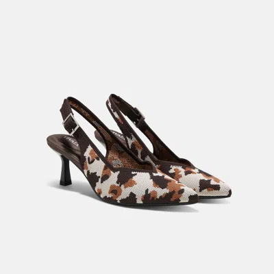 Vivaia Pointed-toe Slingback Heels (addison)|wildweave|uk 2.5 In Brown