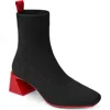 Vivaia Regina Pro Bootie In Black/ruby Red