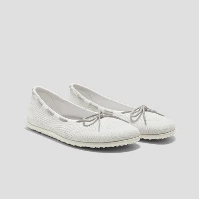 Vivaia Round-toe Barefoot Flats (nika)|off Grey|us 10.5 In White