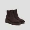 Vivaia Round-toe Chunky Platform Travel Boots (everly) In Brown
