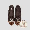 Vivaia Round-toe Embroidered Loafers (audrey) In Brown