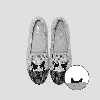 Vivaia Round-toe Embroidered Loafers (audrey) In Silver