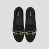 Vivaia Round-toe Embroidered Loafers (audrey) In Black