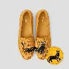 Vivaia Round-toe Embroidered Loafers (audrey) In Yellow