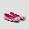 Vivaia Round-toe Flats (claire) In Pink
