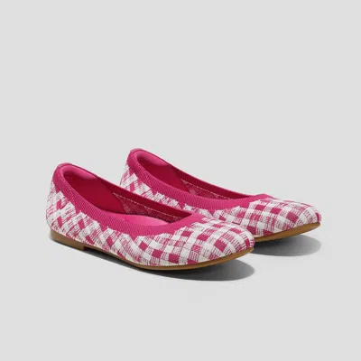Vivaia Round-toe Flats (claire) In Pink
