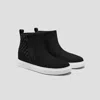Vivaia Round-toe Hidden Wedge Sneakers In Black