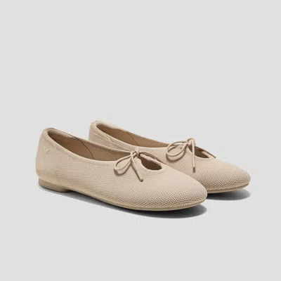 Vivaia Round-toe Lace-up Flats (camora)|almond|us 5 In Neutral