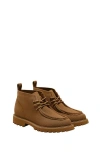 Vivaia Round-toe Lug Sole Ankle Boots In Brown