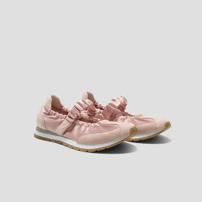 Vivaia Round-toe Satin Mary Janes (ayla)|peach Blush|us 11 In Multi