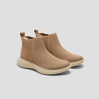 Vivaia Round-toe Slip-on Sneaker Boots In Brown