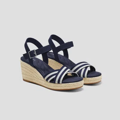 Vivaia Round-toe Wedge Sandals (sally Pro) In Blue