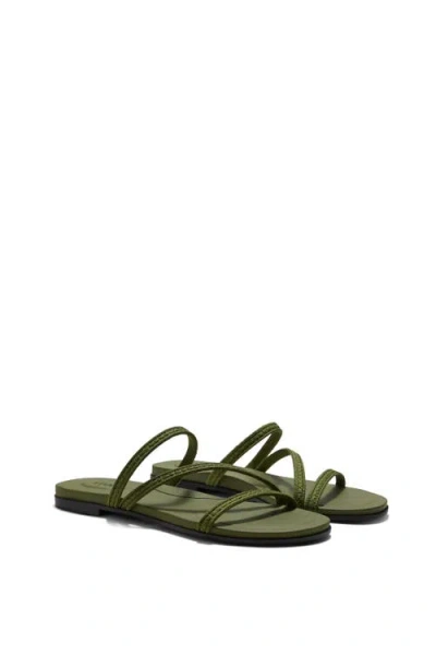 Vivaia Round-toe Flip-flops In Green