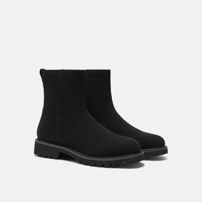 Vivaia Round-toe Wool Ankle Boots (freja)|black|uk 2.5