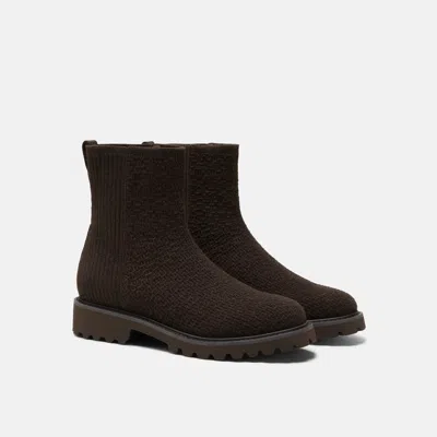 Vivaia Round-toe Wool Ankle Boots (freja)|cocoa Brown|uk 2.5