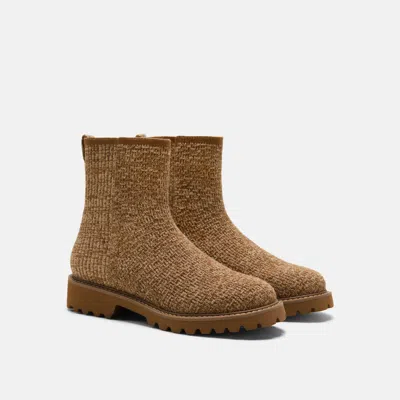 Vivaia Round-toe Wool Ankle Boots (freja)|multi Tan|uk 2.5 In Brown