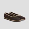 Vivaia Square-toe All-day Standing Flats (mabel) In Brown