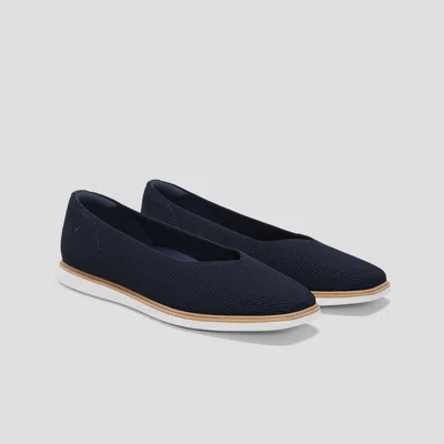 Vivaia Square-toe All-day Standing Flats (mabel) In Blue