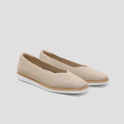 Vivaia Square-toe All-day Standing Flats (mabel) In Neutral
