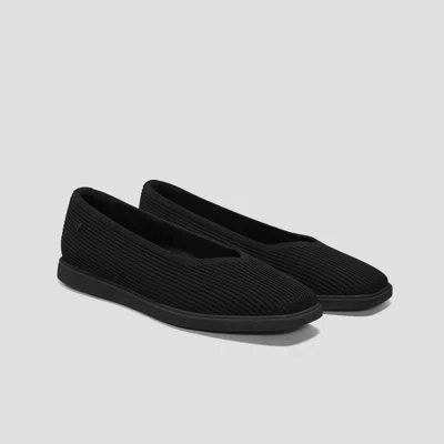 Vivaia Square-toe All-day Standing Flats (mabel)|solid Black Water Rpt|2.5-3